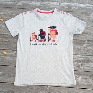 Hatley Gray T-Shirt with Fun Graphic